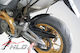 HLD Back Motorcycle Rear Wheel Fender for Aprilia Shiver Black 1pcs