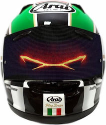 Adhesive Perforated Fire Eyes Ov4p Print Helmet Sticker