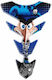 Adhesive Tank Sticker Cgexs71bp S 71 Blue Joker Universal Tankpad Print