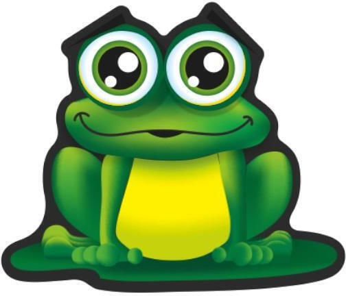 Autocolant Decorativ Universal Frog Lux Label 2buc 5020p Print
