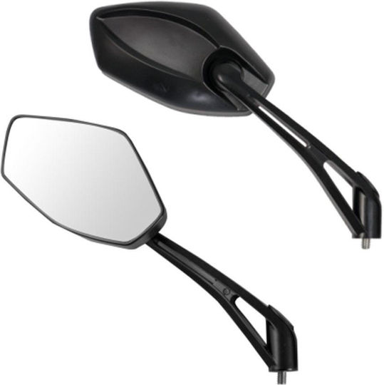 A-Pro Motorcycle Mirrors 2pcs Black