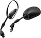 A-Pro Motorcycle Mirrors 2pcs Black