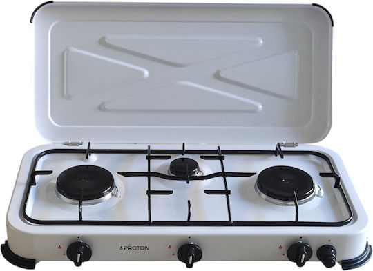 Proton Countertop Burner Flüssiggas Triple Weiß