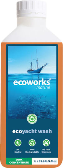 Eco Works Cleaner For All Uses Yacht & Boat Wash Hull Cleaner Concentrated