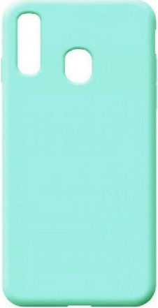 A20e Back Cover Silicon Turcoaz (Galaxy A20e)