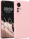 Soft Umschlag Rückseite Silikon Rosa (Xiaomi 12 Lite)