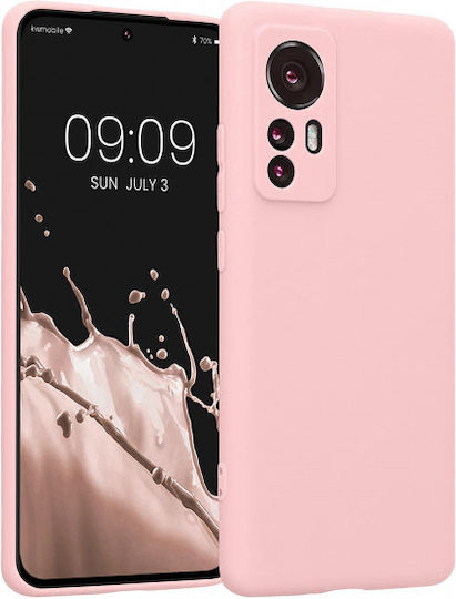 Soft Umschlag Rückseite Silikon Rosa (Xiaomi 12 Lite)