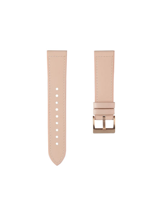 Amazfit Каишка Кожа Розов (Amazfit GTR 42mm - Амазфит GTR 42мм)