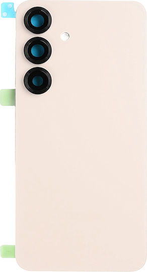 Clappio Battery Cover Samsung Galaxy S25 Lenses Integrated Adhesive Rose Gold