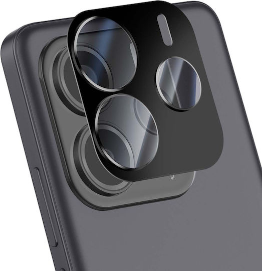 Imak Gehärtetes Glas Poco M7 Pro Kamera Kratzschutz Ultra Dünn Transparentes Schwarz