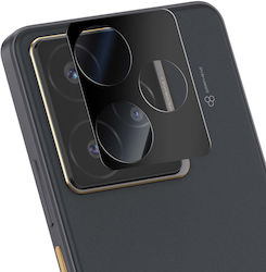Imak Gehärtetes Glas Realme GT 7 7T Kamera Ultra Dünn Stoßfest Transparent Schwarz