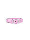 Leather Dog Collar My Family Wisteria Hermitage Pink Medium M