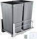 Vevor Plastic Waste Bin Gray
