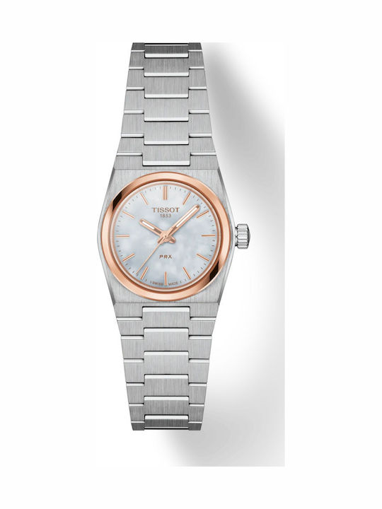 Tissot Ceas Dama 25mm Baterie Cu Brățară Metalică Rose Gold