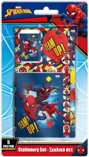 Diakakis Imports Σχολικά Σετ 5τεμ Spiderman Team Up 000508525