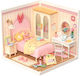 Rolife Παιχνίδι Κατασκευών Ξύλινo Lovely Pink Bedroom with LED για Παιδιά 8+ Ετών