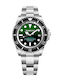 Bobroff Мъжки Часовник 44mm На Батерия Със Сребрист Ацетилен Механизъм