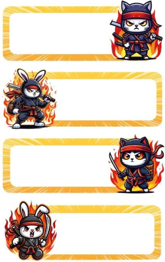 bsb Notebook Labels 12pcs