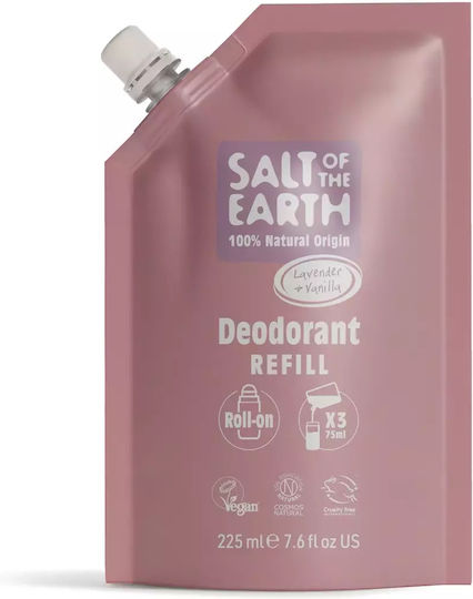 Salt of the Earth Salt Earth Lavender & Vanilla Αποσμητικό σε Roll-On 225ml