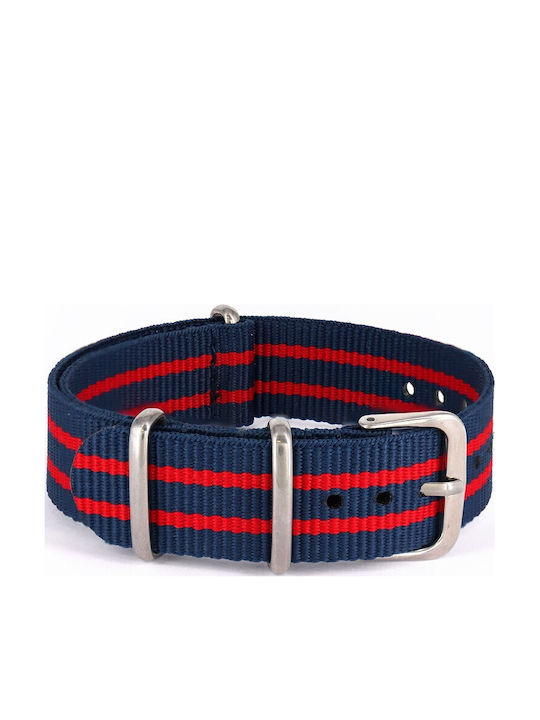 Fabric curea Benzile Nato Roșu 18mm