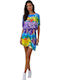 Sommer Mini Damenkleid Lila