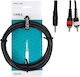 Gewa Basic Line Kabel 6,3mm Stecker - 6,3mm Stecker 1.5m (190.160)