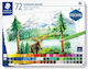 Staedtler 146c Farbstift-Set Aquarell in einer Box 72Stück Packung von 1 Verpackungen