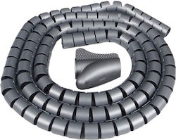Kabelspiralschläuche Organizer Spiral Durchmesser 22mm Graues 3m