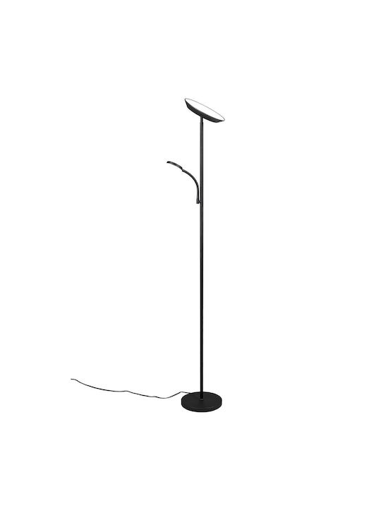 Trio Lighting Specter Floor Lamp H178xW25cm. Black