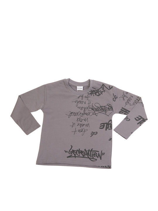 Trax Kids' Shirt Long Sleeve Anthracite