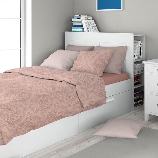 Dimcol Άρτεμις Σετ Υπέρδιπλο 4τμχ 220x240εκ. 703 Dusty Rose