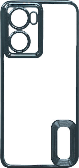 Electroplating Frame Cover Oppo Umschlag Rückseite Blau (Oppo A57s)