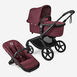 Bugaboo Fox 5 Renew 2 σε 1 Black/Dark Cherry Bugaboo Fox 5 Renew 2 σε 1 Black/Dark Cherry