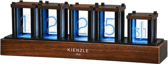 Kienzle Ρολόι Τοίχου Ψηφιακό Καφέ 23.75x6.15cm