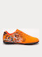 Admiral Football Shoes with Molded Cleats Orange
