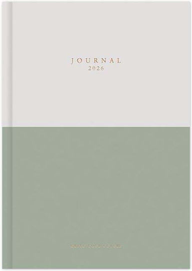 Adbook Tagesbuch Täglich 17x25 Journal 28 Salbeiblatt 2026