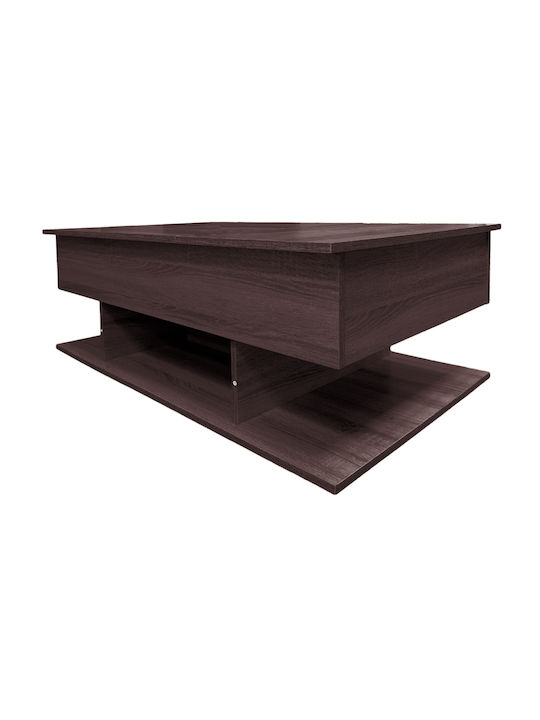 Rectangular Central Coffee Table Linda Wooden W...