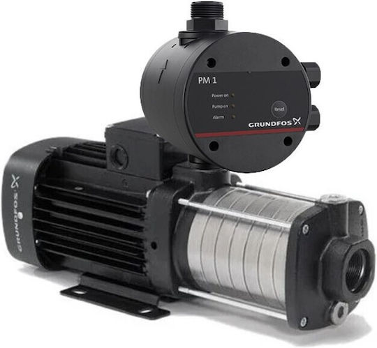 Grundfos 97530141 Πολυβάθμιο Μονοφασικό Πιεστικό Συγκρότημα Νερού Χωρίς Δοχείο 0.7hp