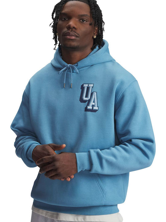 Under Armour Graphic Мъжки Суитшърти Син С Качулка