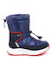 Kids Snow Boots with Velcro Blue