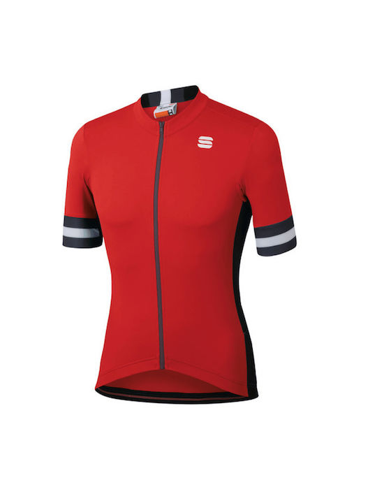 Sportful Kite Short Sleeves Cycling Jersey Red
