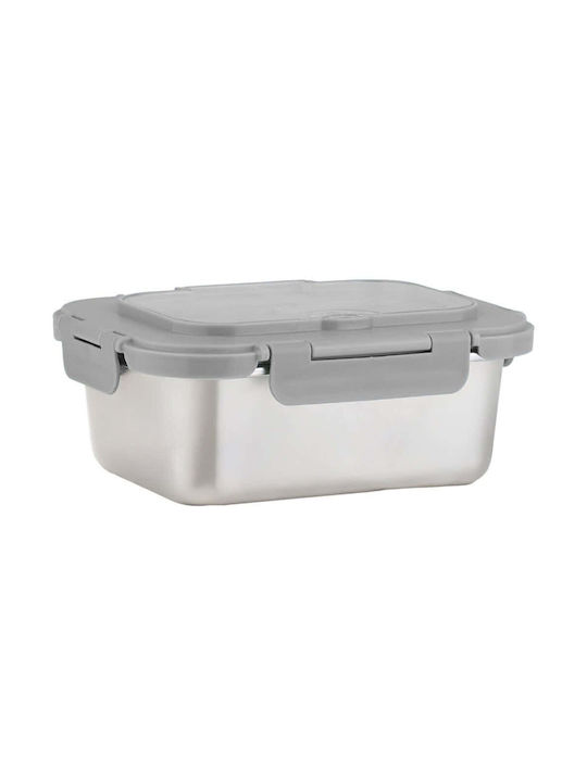 Estia Δοχείο Φαγητού Inox Γκρι 1.2lt