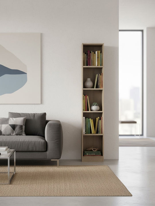 Bibliothek Eliot 5s Beige 30x30x180cm