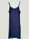 Sorrisino Summer Women's Nightdress Navy Blue
