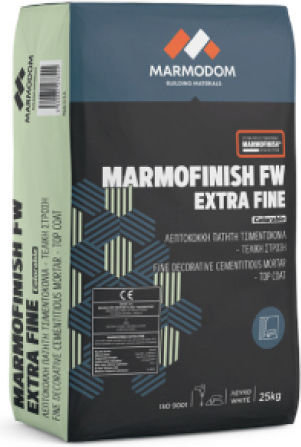 Marmodom Marmofinish Fw Extra Fine 25 Kg Sack Final Fine-Grained Layer Of Patched Cement Mortar