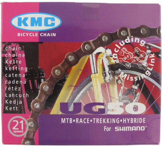 Kmc Ug-50 Αλυσιδα Ποδηλατου 5-6-7 Ταχυτητων 1 2x3 32 116links