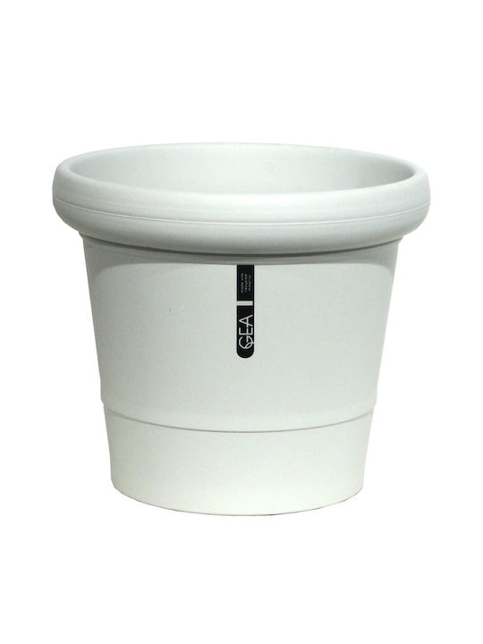 Flower Pot Gea 25lt-d41x35.50 cm-gray Beige