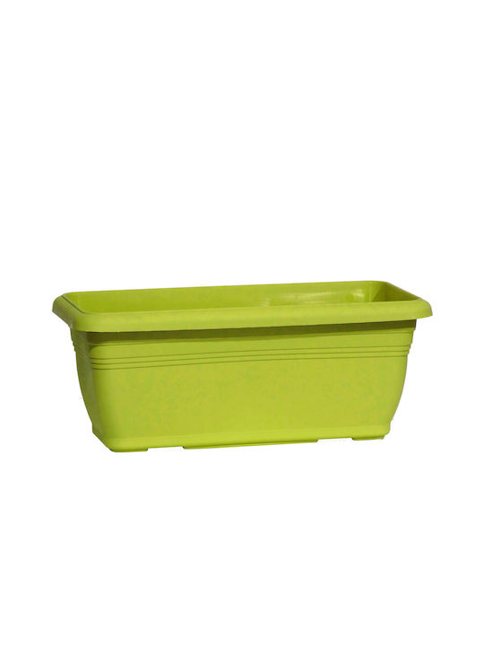 Ζαρντινιερα Tepakota 13,5lt 59x22x18h Cm-πρασ/κιτρινο