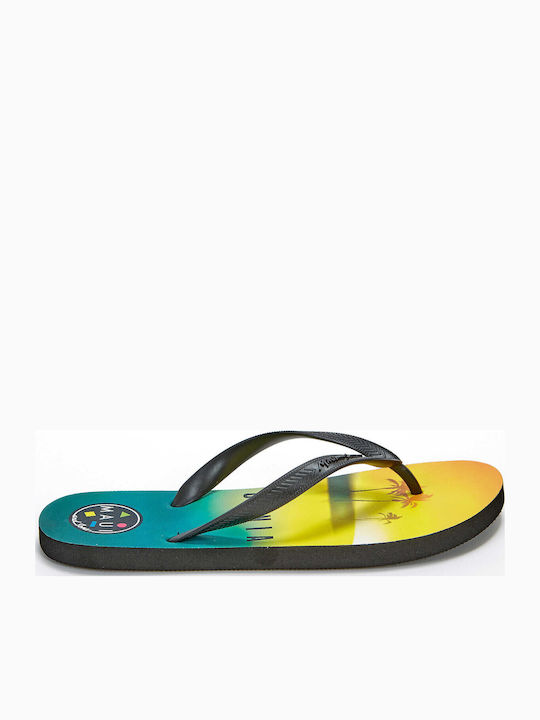 Maui & Sons Bound Herren Flip Flops Schwarz