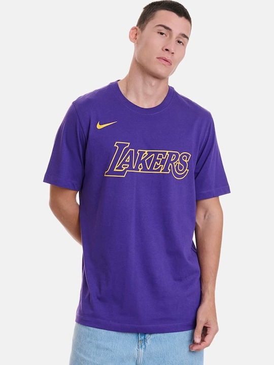 Nba Purple Sportliches T-Shirt Purple